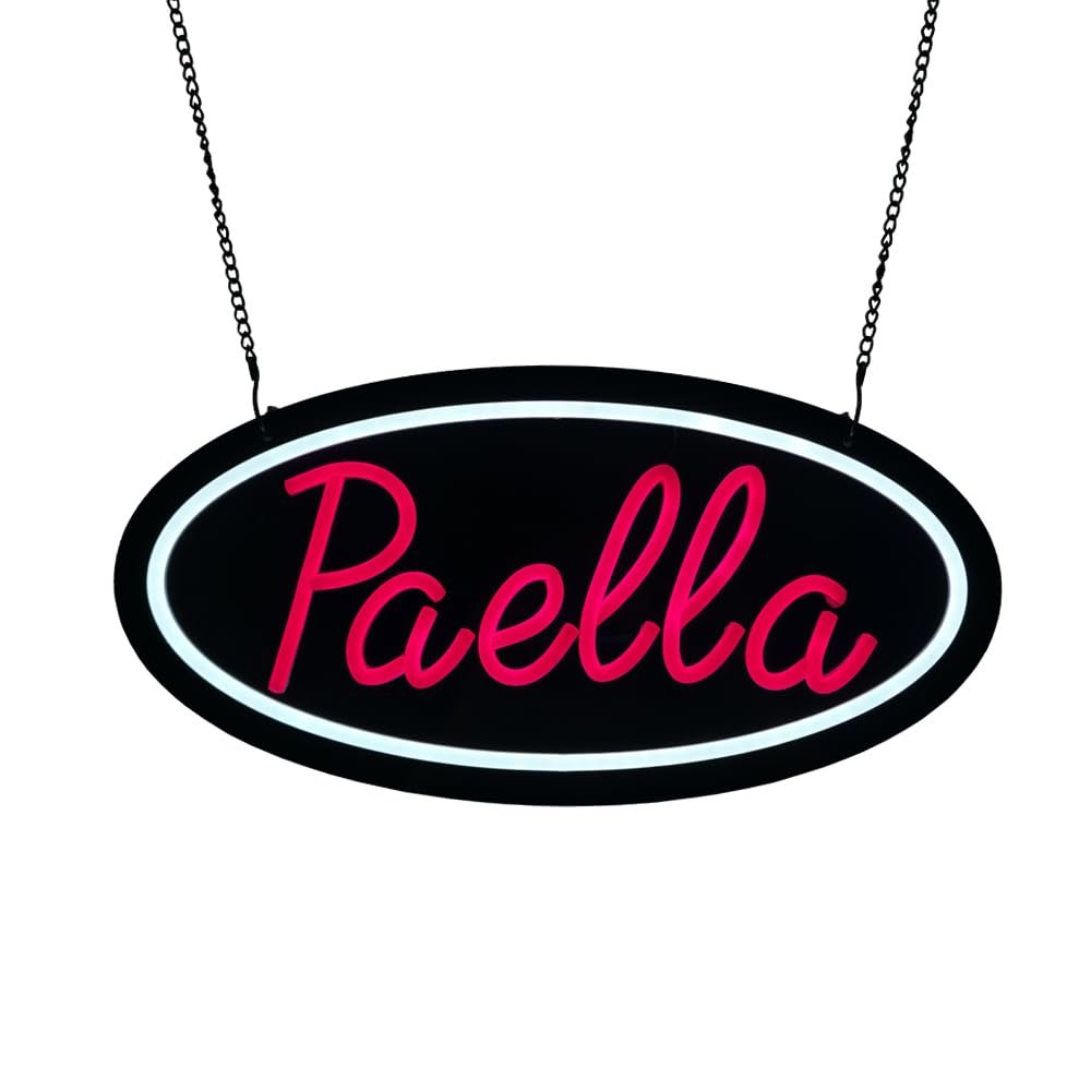 LED Paella Neon Sign, 16"x8" - Image 3