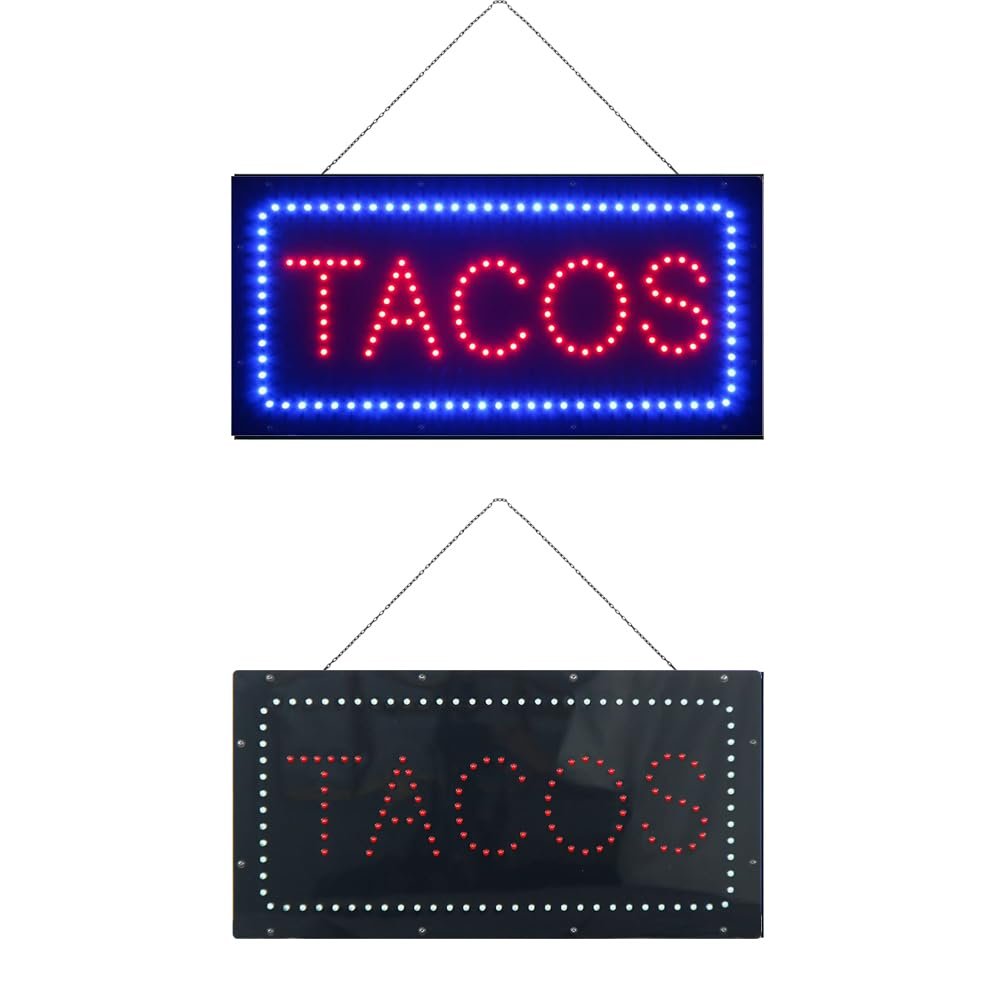 LED Tacos Sign, 19"ร9.5" - Image 2