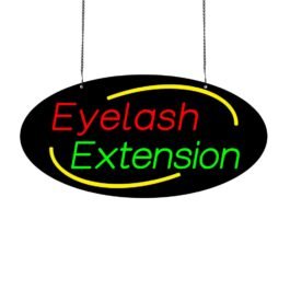 LED Eyelash Extension Neon Sign, 24″x12″