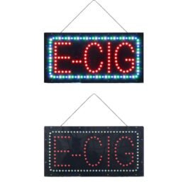 LED E-Cig Sign, 19″×9.5″