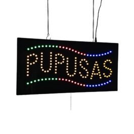 LED PUPUSAS Sign, 24″×12″
