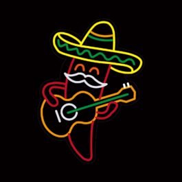 Happy Cinco De Mayo Neon Sign, 12″x16″