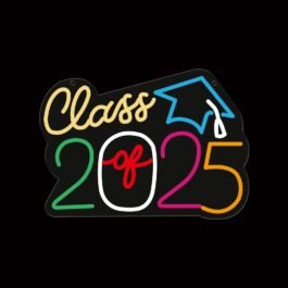 Class Of 2025 Graduation Neon Sign, 15″x11″