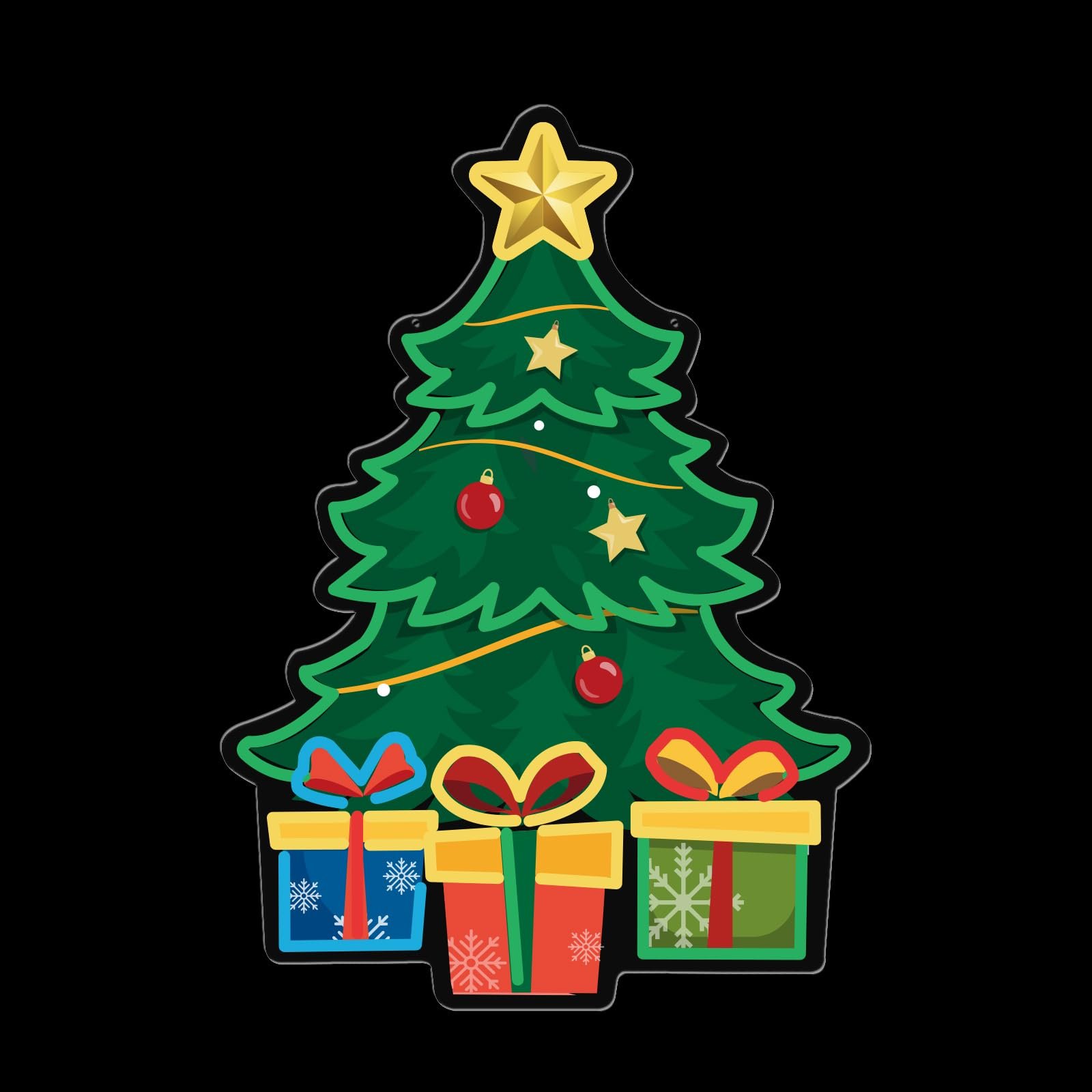 Christmas Neon Sign, 11"x15" - Image 2