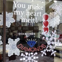 LED Diamonds Sign, 19″x9.5″