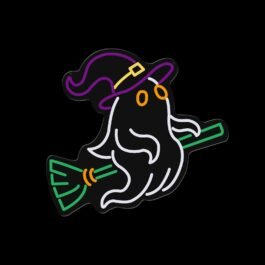 Happy Halloween Neon Sign, 16″x14″