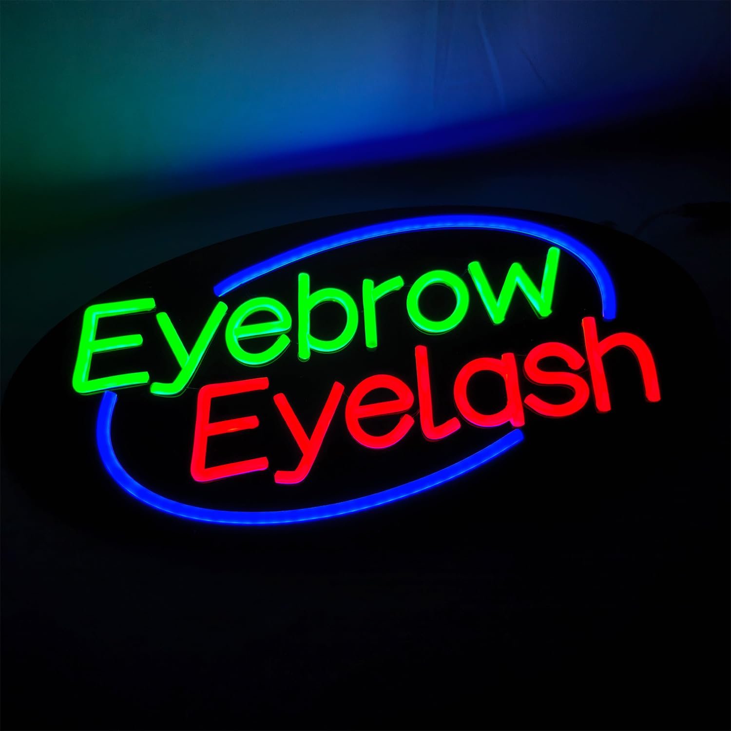 LED Eyebrow Eyelash Neon Sign, 20"ร10" - Image 3