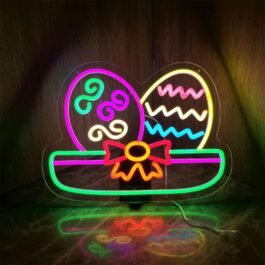 Happy Easter Neon Sign, 15.7″x11.8″
