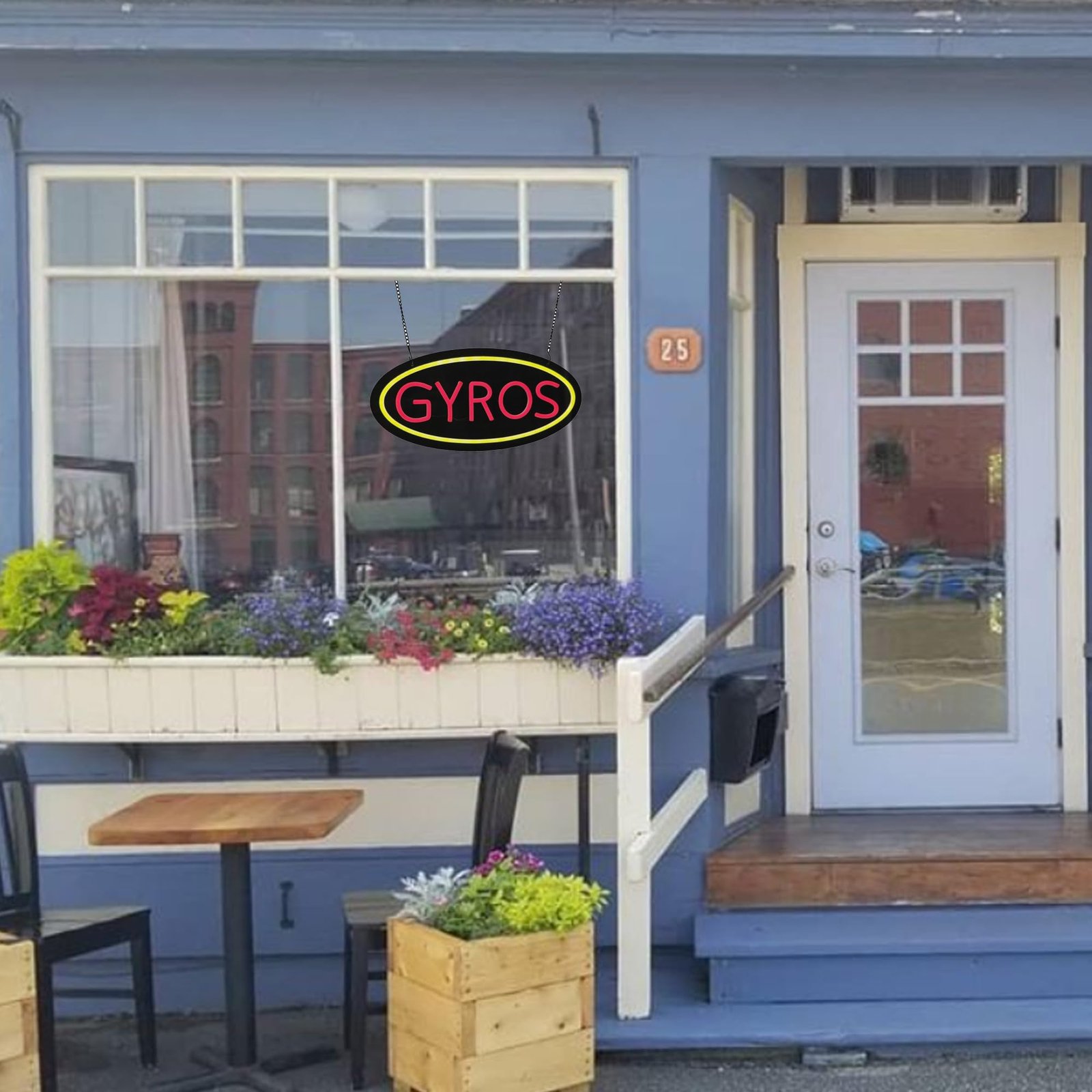 LED Gyros Neon Sign, 16"ร8" - Image 3