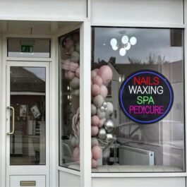 Nails Waxing Spa Pedicure LED Neon Sign, 20″×20″
