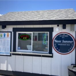 LED Shaved Ice Neon Sign, 20″x10″