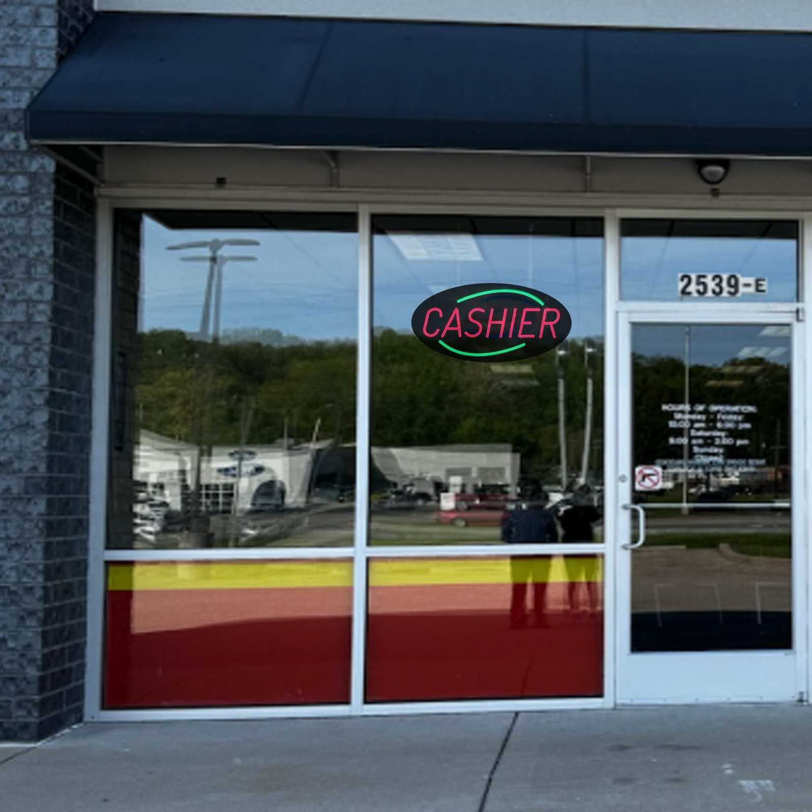 LED Cashier Neon Sign, 20"ร10" - Image 2