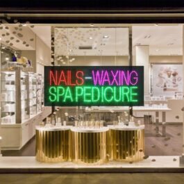 Nails Waxing Spa Pedicure LED Sign, 32″x13″