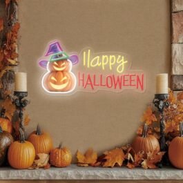 Halloween Neon Sign, 14″x7.3″
