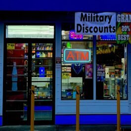 ATM Neon Sign, Red, 12″x6″