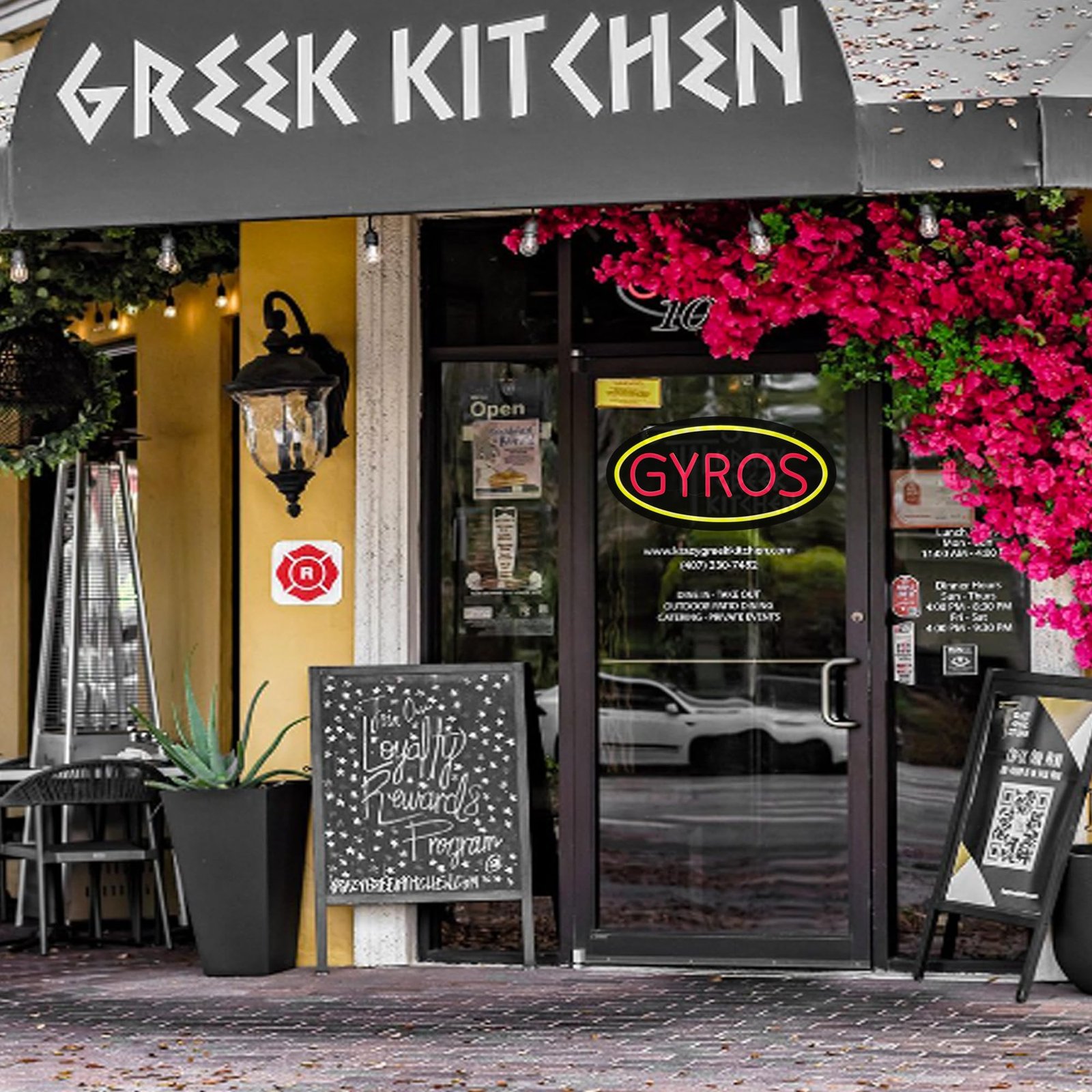 LED Gyros Neon Sign, 16"ร8" - Image 5