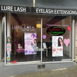 LED Eyelash Extension Neon Sign, 24″x12″