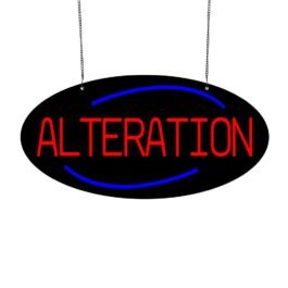 LED Alteration Neon Sign, 20″x10″