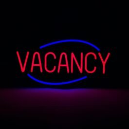 LED Vacancy Neon Sign, 20″x10″