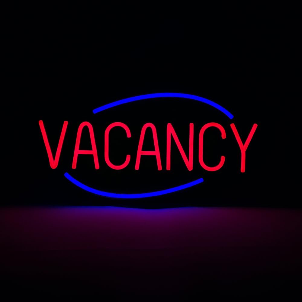 LED Vacancy Neon Sign, 20"x10"