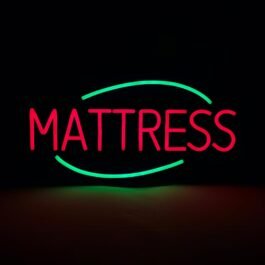 LED Mattress Neon Sign, 20″x10″