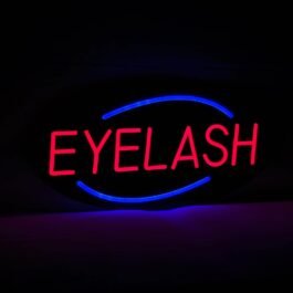LED Eyelash Neon Sign, 20″x10″