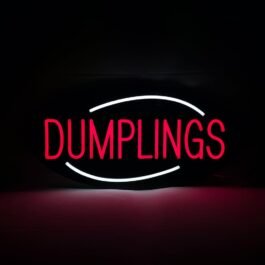 LED Dumplings Neon Sign, 20″x10″
