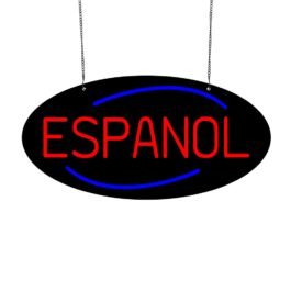 LED Espanol Neon Sign, 20″x10″