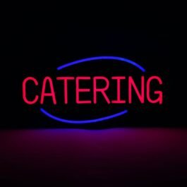 LED Catering Neon Sign, 20″x10″