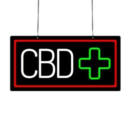 LED CBD Neon Sign, 20″×10″