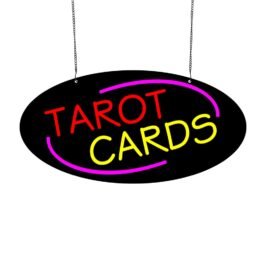 LED Tarot Cards Neon Sign, 20″x10″