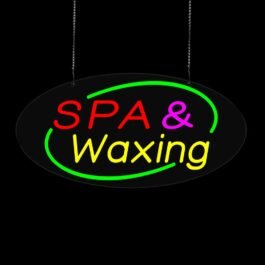 LED SPA Waxing Neon Sign, 20″x10″