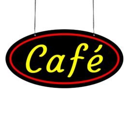 LED Cafe Neon Sign, 16″x8″