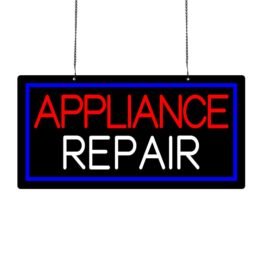 LED Appliance Repair Neon Sign, 24″x12″