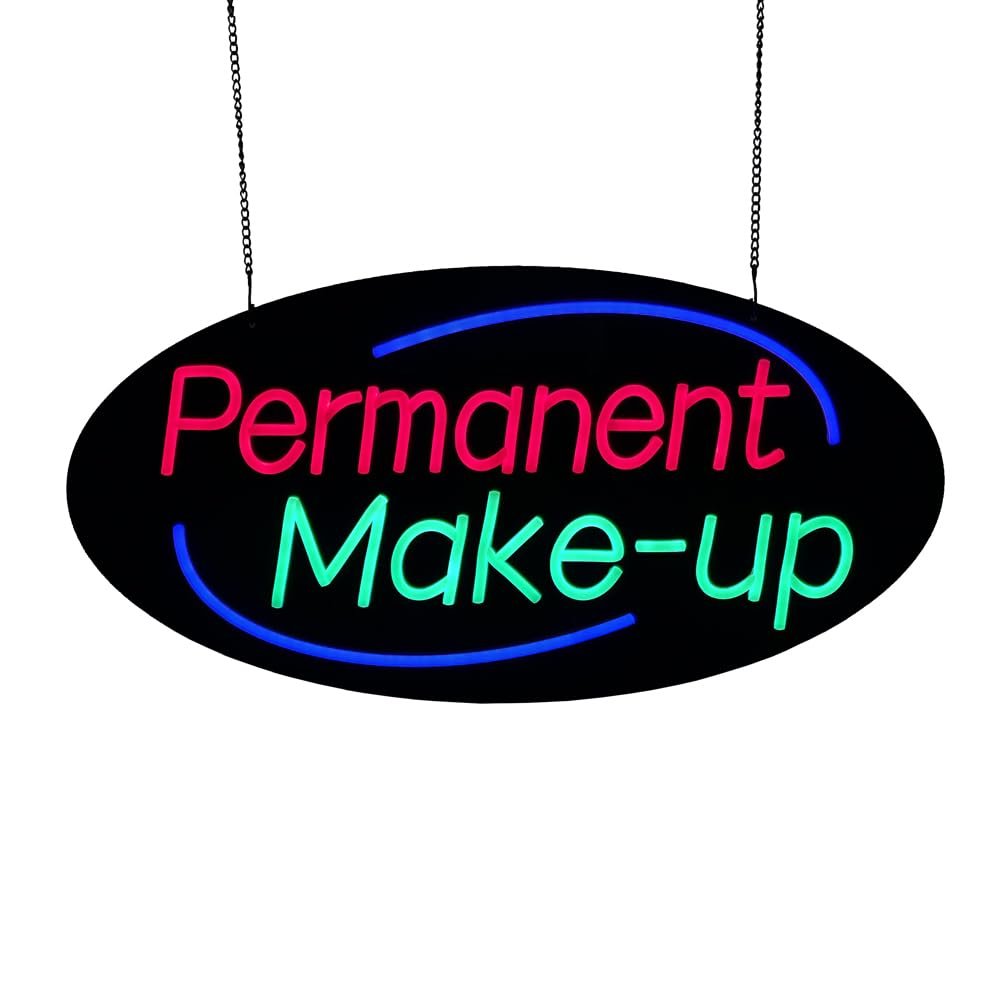 LED Permanent Make-up Neon Sign, 24"x12" - Image 4