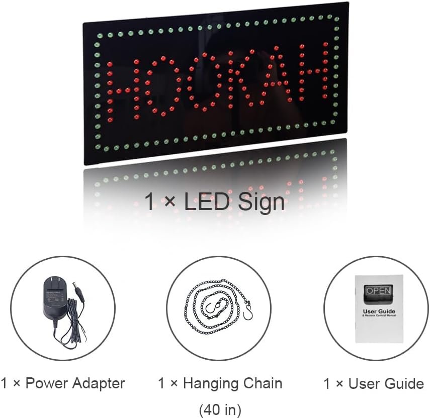 LED Hookah Dot Sign, 19"x9.5" - Image 7