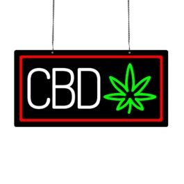 LED CBD Neon Sign, 20″x10″