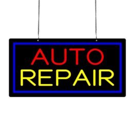 LED Auto Repair Neon Sign, 20″x10″