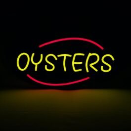 LED Oysters Neon Sign, 20″x10″