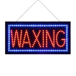 LED Waxing Sign, 19″x9.5″