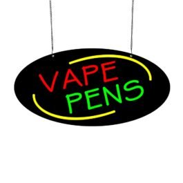 LED Vape Pens Neon Sign, 20″x10″