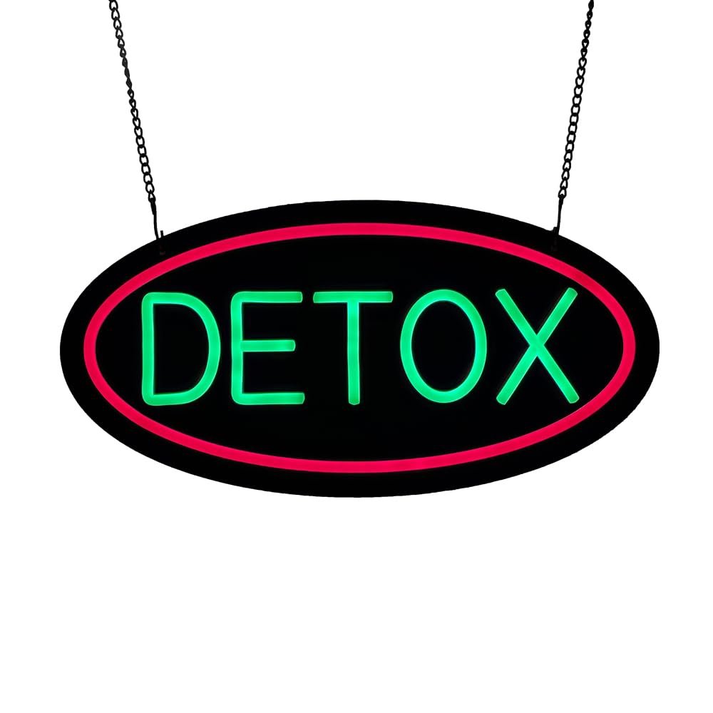 LED Detox Neon Sign, 16"x8" - Image 3