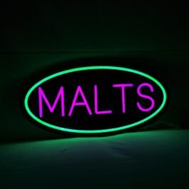 LED Malts Neon Sign, 20″x10″