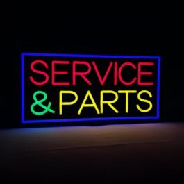 LED Service Parts Neon Sign, 20″x10″