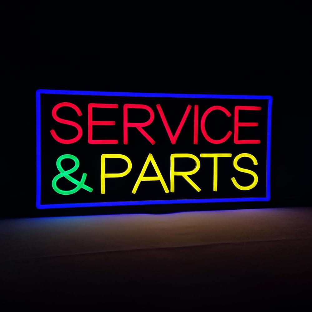 LED Service Parts Neon Sign, 20"x10"