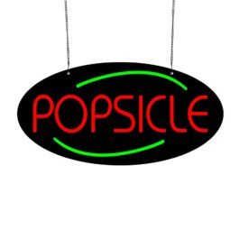 LED Popsicle Neon Sign, 20″x10″