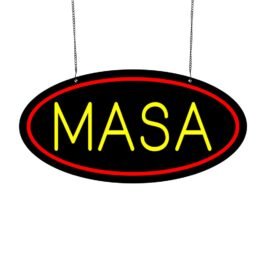LED MASA Neon Sign, 20″x10″