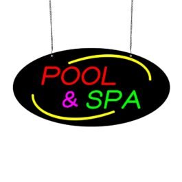 LED Pool Spa Neon Sign, 20″x10″