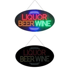 LED Liquor Sign, 27″x15″