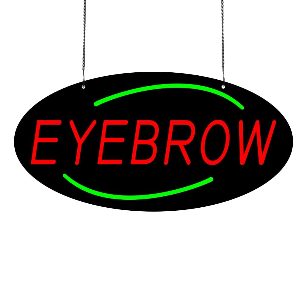 LED Eyebrow Neon Sign, 20"x10"